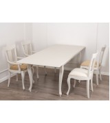 Стол обеденный Disemobel 630 vainilla цвет белый