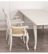 Стол обеденный Disemobel 630 vainilla цвет белый