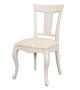 Стул Disemobel 640 vainilla цвет белый ткань № 3