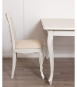 Стул Disemobel 640 vainilla цвет белый ткань № 3