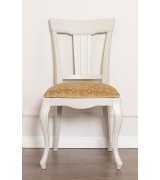 Стул Disemobel 640 vainilla цвет белый ткань № 4