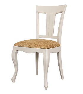 Стул Disemobel 640 vainilla цвет белый ткань № 4