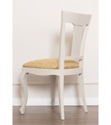 Стул Disemobel 640 vainilla цвет белый ткань № 4