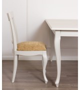 Стул Disemobel 640 vainilla цвет белый ткань № 4