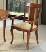 Стул с подлокотниками Disemobel 641 cerezo-5 цвет вишня ткань № 3