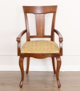 Стул с подлокотниками Disemobel 641 cerezo-5 цвет вишня ткань № 4