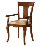 Стул с подлокотниками Disemobel 641 nogal-5 цвет орех ткань № 3 Стул с подлокотниками Disemobel 641 nogal-5 цвет орех ткань № 3