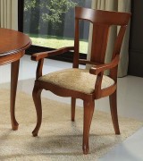 Стул с подлокотниками Disemobel 641 nogal-5 цвет орех ткань № 3 Стул с подлокотниками Disemobel 641 nogal-5 цвет орех ткань № 3