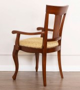 Стул с подлокотниками Disemobel 641 nogal-5 цвет орех ткань № 4