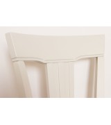 Стул с подлокотниками Disemobel 641 vainilla цвет белый ткань № 3