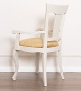 Стул с подлокотниками Disemobel 641 vainilla цвет белый ткань № 4 Стул с подлокотниками Disemobel 641 vainilla цвет белый ткань № 4