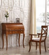 Стул с подлокотниками Panamar 417.057 цвет орех nogal, обивка Fiesole-4