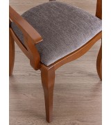 Стул с подлокотниками Panamar 417.057 цвет вишня cerezo, обивка Fiesole-4