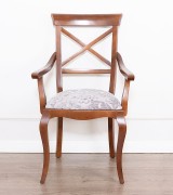 Стул с подлокотниками Panamar 417.057 цвет вишня cerezo, обивка Signoria-4