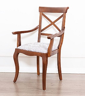 Стул с подлокотниками Panamar 417.057 цвет вишня cerezo, обивка Signoria-4