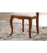 Стул с подлокотниками Panamar 418.057 цвет орех nogal, белый blanco 