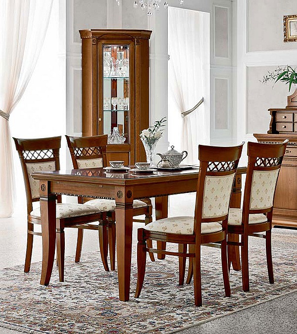 Стол прямоугольный раздвижной Palazzo Ducale Prama Bakokko 71CI53 ciliegio цвет вишня