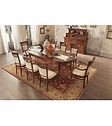 Стол овальный раздвижной Palazzo Ducale Prama Bakokko 71CI55 ciliegio цвет вишня 180 см