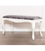 Банкетка Toledo T.BQ414.100 marfil цвет белый, обивка Signoria-4 Банкетка Toledo T.BQ414.100 marfil цвет белый, обивка Signoria-4