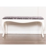 Банкетка Toledo T.BQ414.100 marfil цвет белый, обивка Signoria-4 Банкетка Toledo T.BQ414.100 marfil цвет белый, обивка Signoria-4