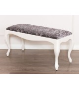 Банкетка Toledo T.BQ414.100 marfil цвет белый, обивка Signoria-4 Банкетка Toledo T.BQ414.100 marfil цвет белый, обивка Signoria-4