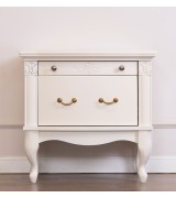 Тумба прикроватная Toledo T.PT887 marfil цвет белый на ножках 