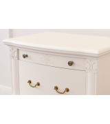 Тумба прикроватная Toledo T.PT887 marfil цвет белый на ножках 