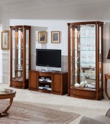 Тумба ТВ Disemobel 902 nogal-5 цвет орех 