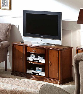 Тумба ТВ Disemobel 902 nogal-5 цвет орех 