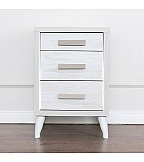 Тумба прикроватная Koala Beds Kubik 040 Nordico/Blanco цвет нордический бежевый
