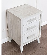 Тумба прикроватная Koala Beds Kubik 040 Nordico/Blanco цвет нордический бежевый