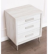 Тумба прикроватная Koala Beds Kubik 050 Nordico/Niquel цвет нордический бежевый Тумба прикроватная Koala Beds Kubik 050 Nordico/Niquel цвет нордический бежевый