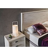 Тумба прикроватная Koala Beds Kubik 040 Nordico/Blanco цвет нордический бежевый