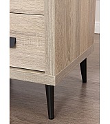Тумба прикроватная Koala Beds Kubik 040 Roble/Antracita цвет дуб Тумба прикроватная Koala Beds Kubik 040 Roble/Antracita цвет дуб