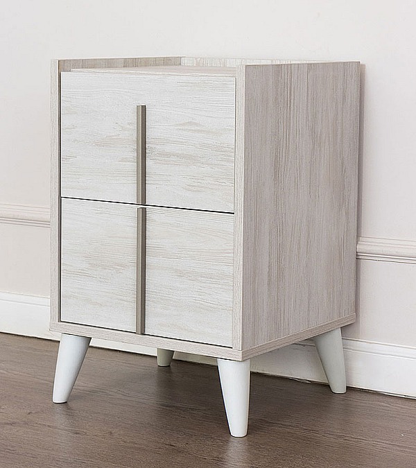 Тумба прикроватная Koala Beds Line 040 Nordico/Blanco цвет нордический бежевый Тумба прикроватная Koala Beds Line 040 Nordico/Blanco цвет нордический бежевый