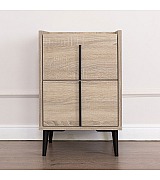 Тумба прикроватная Koala Beds Line 040 Roble/Antracita цвет дуб Тумба прикроватная Koala Beds Line 040 Roble/Antracita цвет дуб
