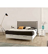 Тумба прикроватная Koala Beds Kubik 040 Nordico/Blanco цвет нордический бежевый