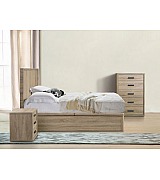 Кровать Koala Beds Drawer/Kubik 160 * 200 см цвет Roble Contorno/Roble Кровать Koala Beds Drawer/Kubik 160 * 200 см цвет Roble Contorno/Roble