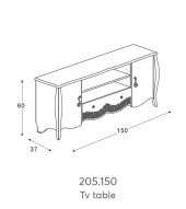 Тумба Panamar 205.150 цвет орех