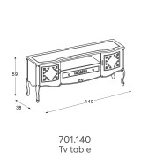 Тумба Panamar 701.140 цвет вишня