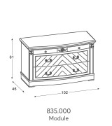 Тумба Panamar 835.000 цвет орех