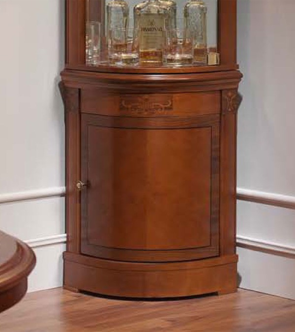 Тумба угловая Panamar 838.000 цвет орех