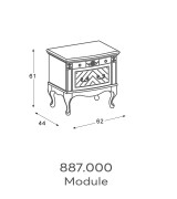 Тумба Panamar 887.000 цвет вишня Тумба Panamar 887.000 цвет вишня