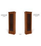 Книжный шкаф 1-но дверный Валенсия М2009 цвет орех