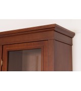 Книжный шкаф 1-но дверный Валенсия М2009 цвет орех