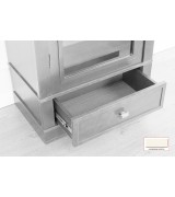 Книжный шкаф 1-но дверный Валенсия М2009 цвет слоновая кость Книжный шкаф 1-но дверный Валенсия М2009 цвет слоновая кость