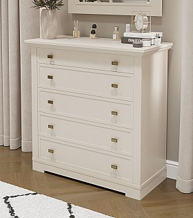 Комод Валенсия М2004 цвет слоновая кость