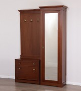 Шкаф 1-но дверный Валенсия М2011 цвет орех