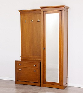 Прихожая Валенсия длина 156 см цвет вишня 