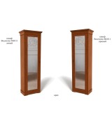 Шкаф 1-но дверный Валенсия М2011 цвет орех